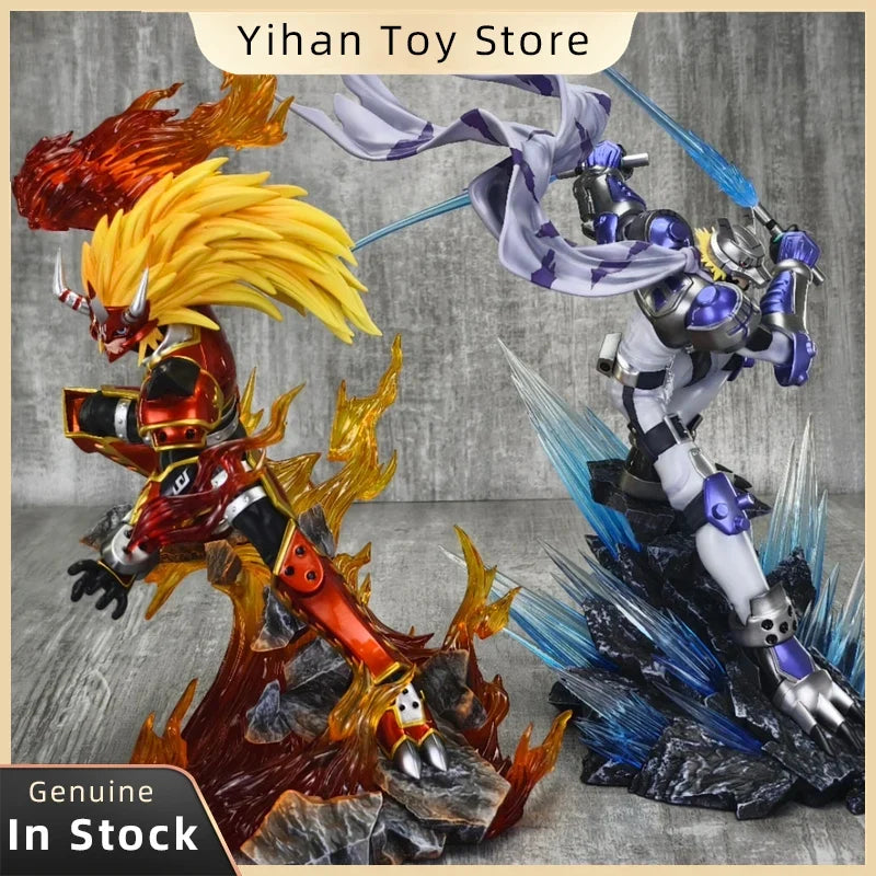 Digimon Adventure Anime Figurines Serise Agni Agnimon Figurines Pvc Statue Collection Model Office Decoration Birthday Toys Gift