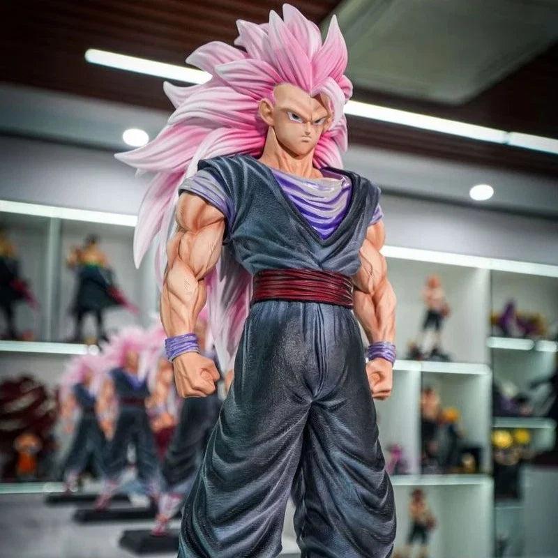 34cm Jt Super Saiyan 3 Goku Dragon Ball Action Figure Collectible Anime Model Statue Desktop Decoration Gift In 2 Colors