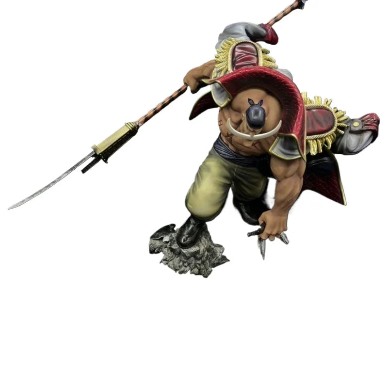One Piece Whitebeard Edward Newgate Resin GK Figure - Luxury Anime Collectible Statue with Detailed Base Whole Body Sculpture