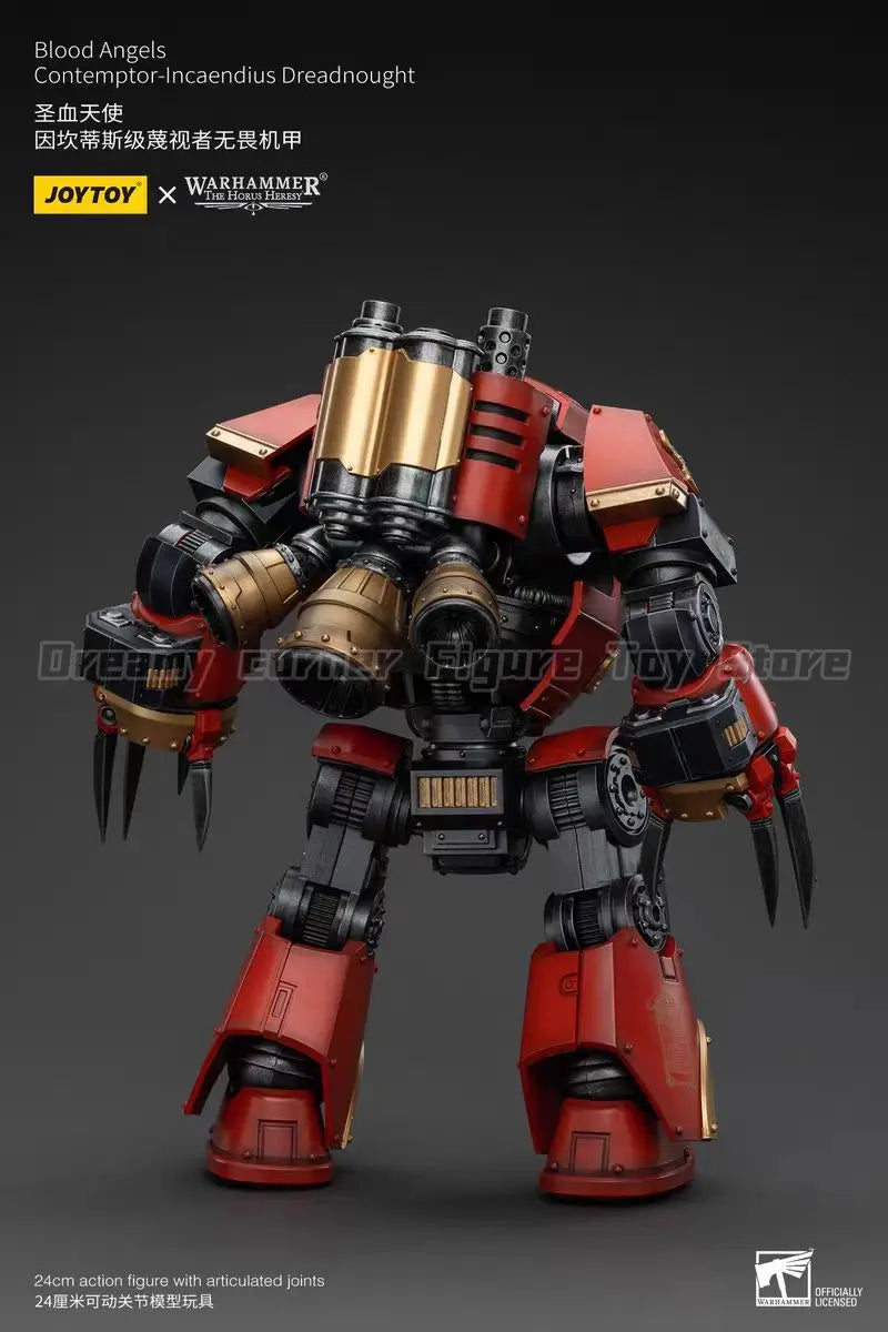 【In Stock】JOYTOY Warhammer 40K Blood Angels Contemptor-Incaendius Dreadnought 1/18 Action Figure with Articulated Joints