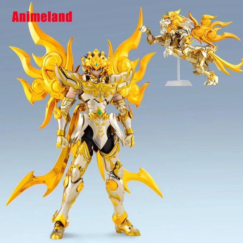 Toypoint/TP Saint Seiya Myth Cloth EXM Leo Aiolia God SOG And Totem/Object Gold Knights of the Zodiac Action Figure In Stock