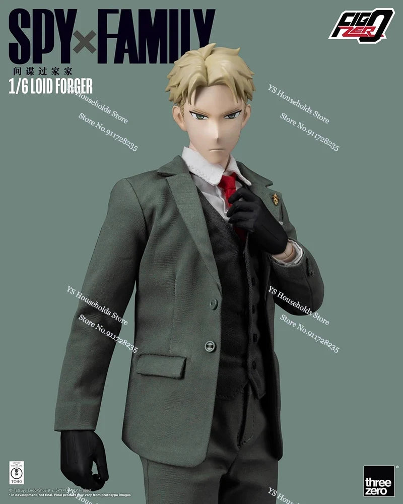 Threezero 3Z05040M0 1/6 Lord Forger Movable Boy Action Figure Anime SpyXFamily Role Delicate Mini 12" Full Set Soldier Figurine