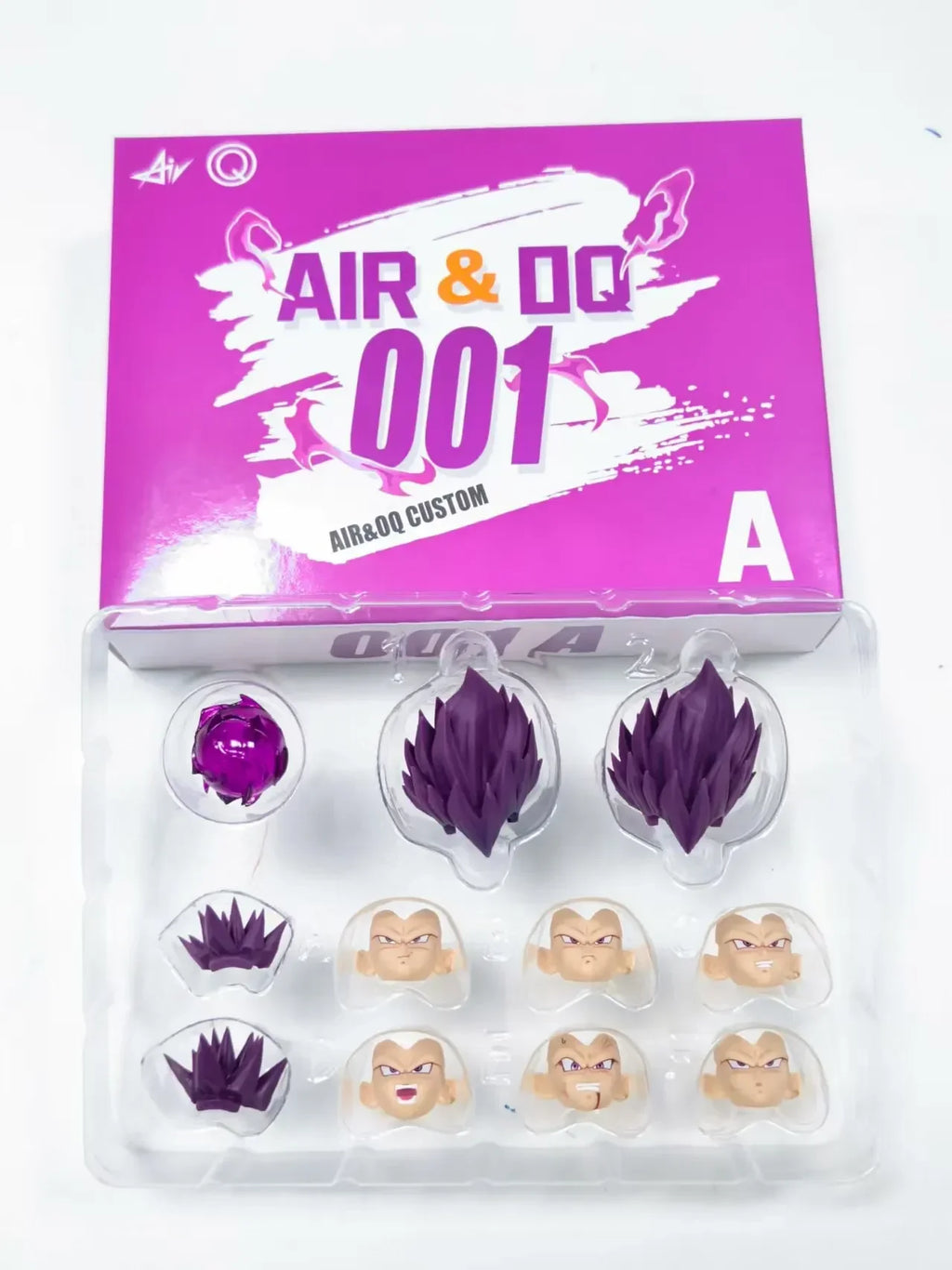 NEW Air&OQ Studio Dragon Ball Shf Super Saiyan Figure SSJ Majin Vegeta Head Accessories Vegeta Action Figures Heads Accessories
