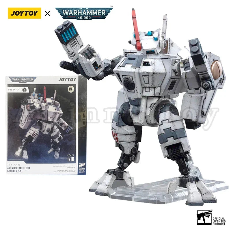 JOYTOY 1/18 Action Figure 40K T'au Empire XV8 Crisis Battlesuit Shas'ui K'yen Anime Collection