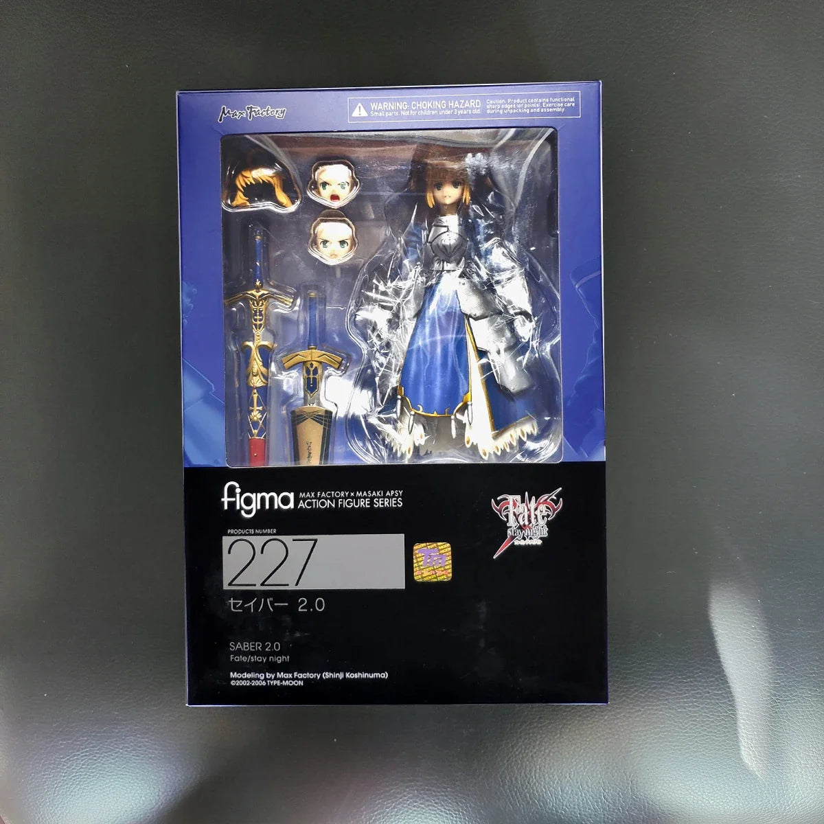 Original Genuine Max Factory Action/Dolls Figma (#227) Fate/Stay Night Altria Pendragon Saber 2.0 H=140mm Anime Action Figure