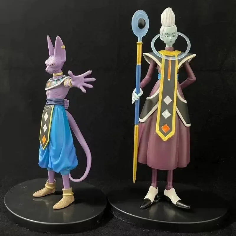 20cm Anime Dragon Ball Z Whis Beerus Figure Gods Of Destruction Dxf Beerus Figures Figurine Pvc Statue Model Collection Toy Gift
