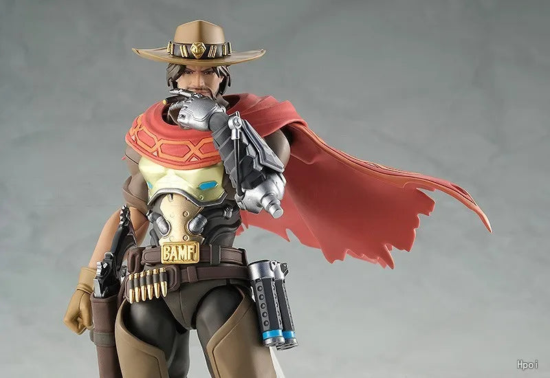 ã€In Stockã€‘Max Factory figma #438  OVERWATCH Cole Cassidy action Figure