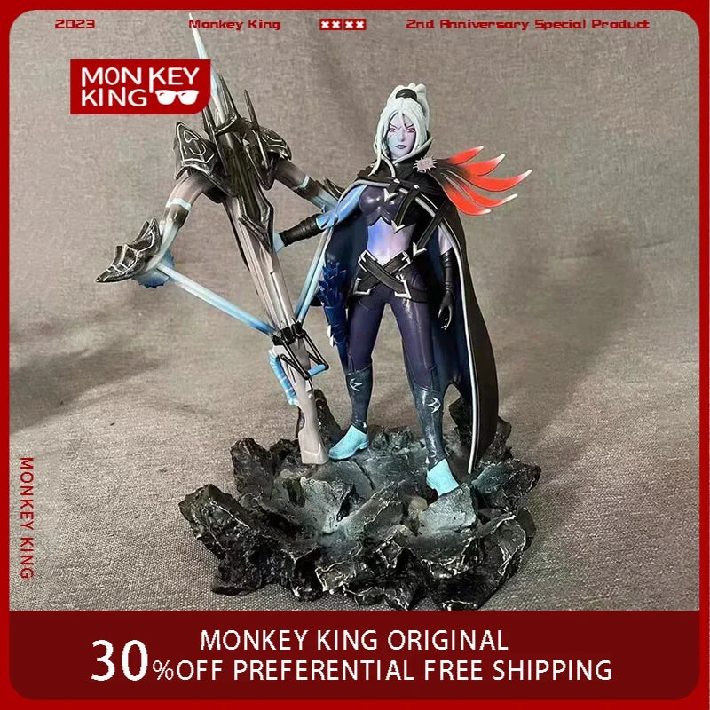 22cm DOTA2 Figure Drow Ranger High-end Customization Anime Collectible Model Desktop Decorations  Holiday Gifts Children Toy