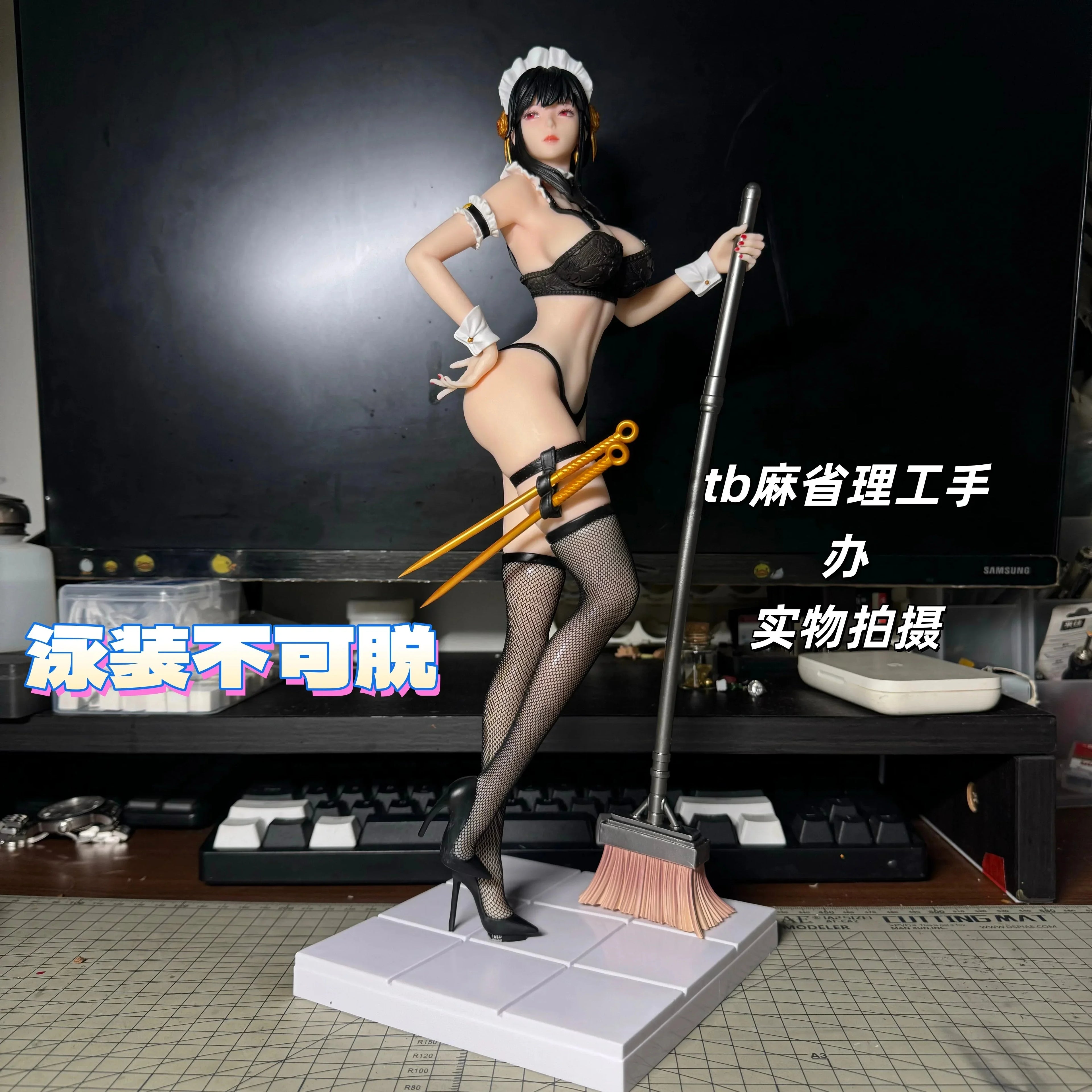 Spy X Family Yor Forger Maid Outfit Gk Figure 38cm Anime Girl Model Collectible Pvc Statue Birthday Gift For Boys Anime Fans