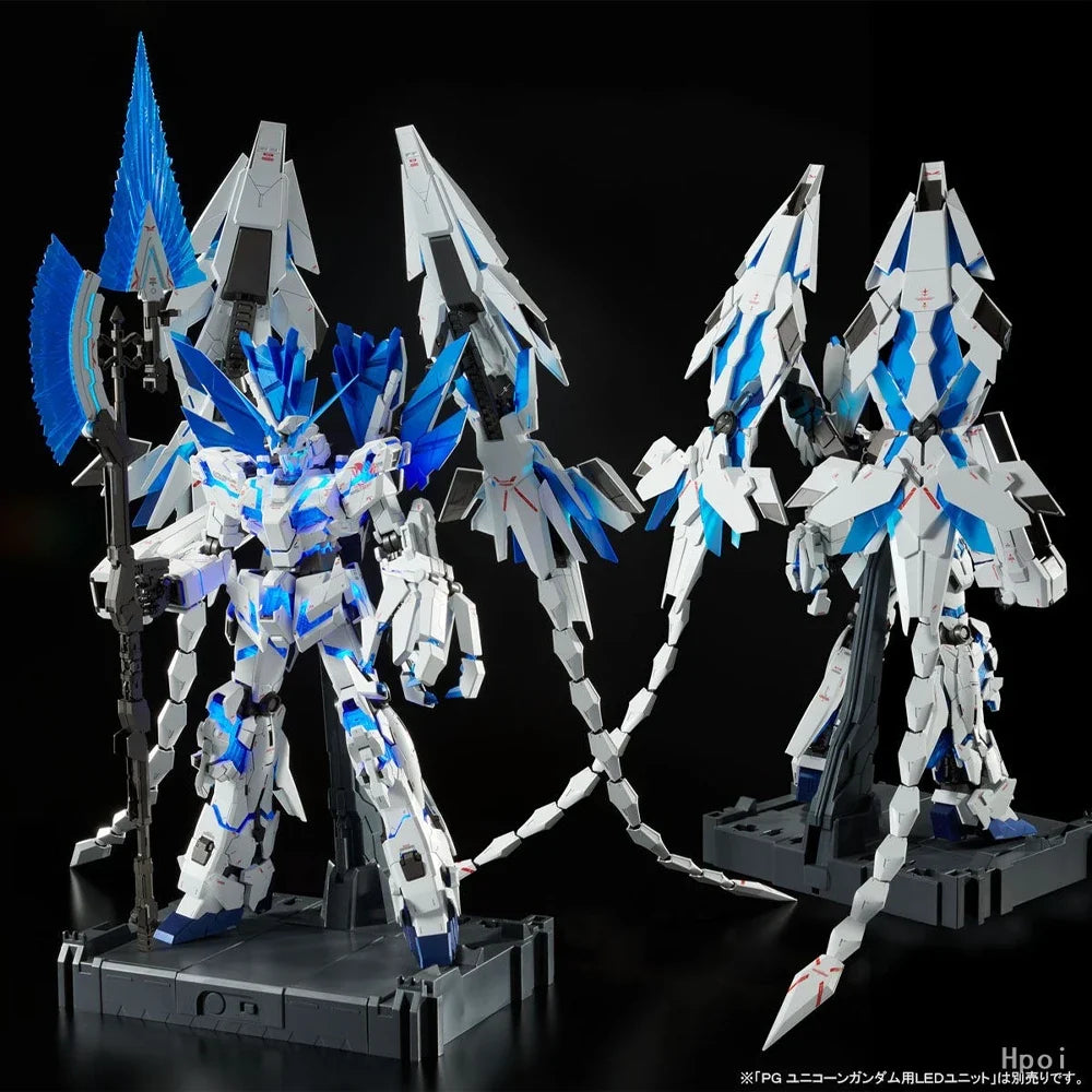 100% Authentic In Stock BANDAI GENUINE GUNDAM PB PG 1/60 Perfect Unicorn Gundam Full Armor Assembly Model Kit