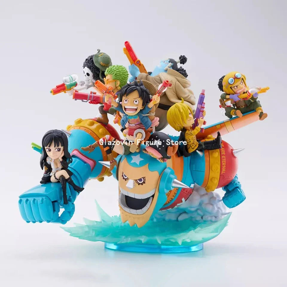 Original Genuine Banpresto One Piece PREMIUM WCF 17cm Luffy Brook Roronoa Zoro Action Figure Model PVC Statue Doll Glazovin