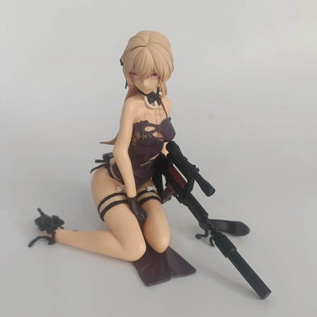 Game Girls Frontline OTS-14 sitting posture Action Figure PVC model Toys doll statue Desk Decor car ornament Collectible Gifts