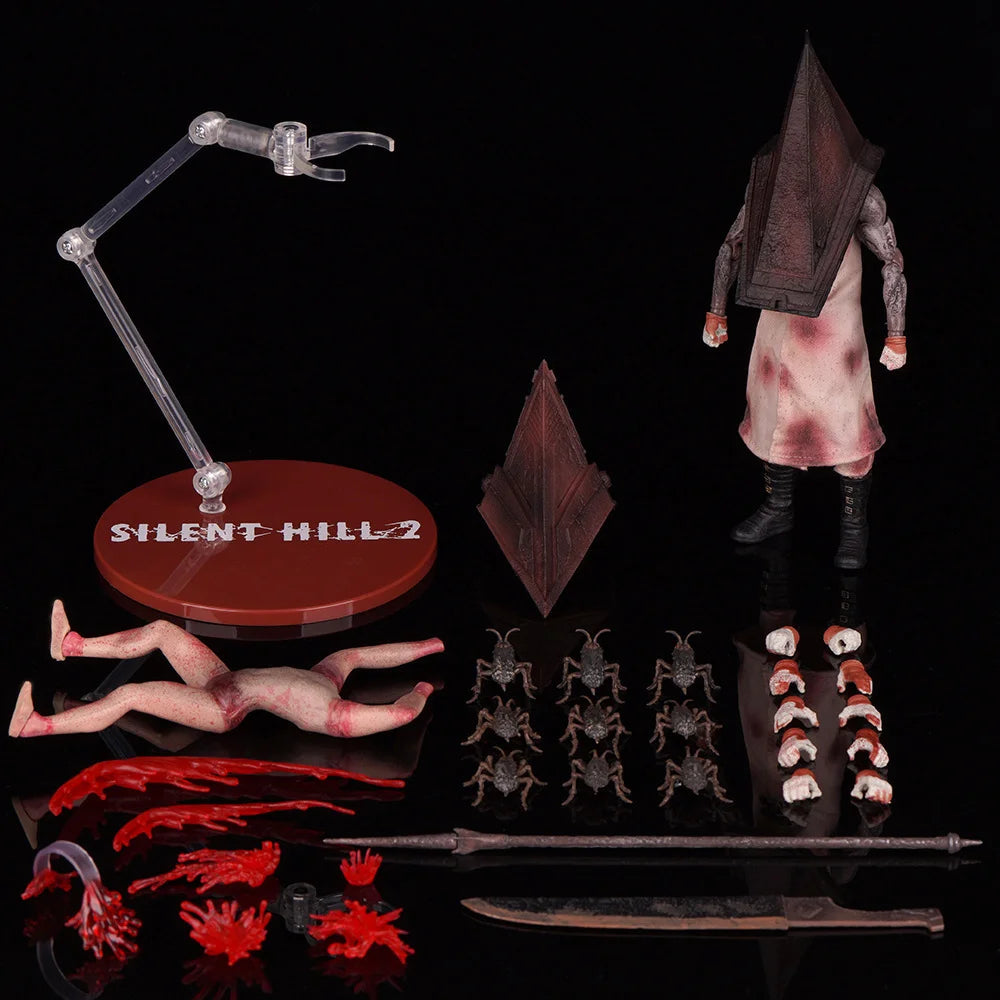 Ant One:12 Silent Hill Executioner Triangular Butcher Real Cloth Action Figure Collectible Model Hand-Jointable Toy for Adults