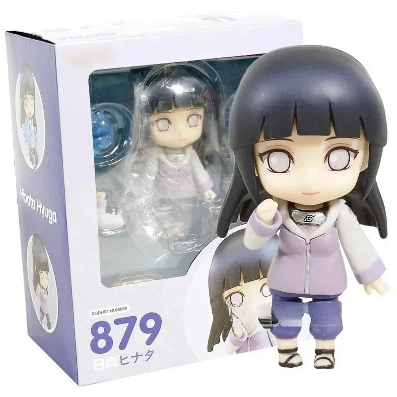 In Stock China made Hinata Hyuga #879 Action Figure Doll Q Version Figurine Model Toys Sakura Naruto Sasuke Kakashi Gaara