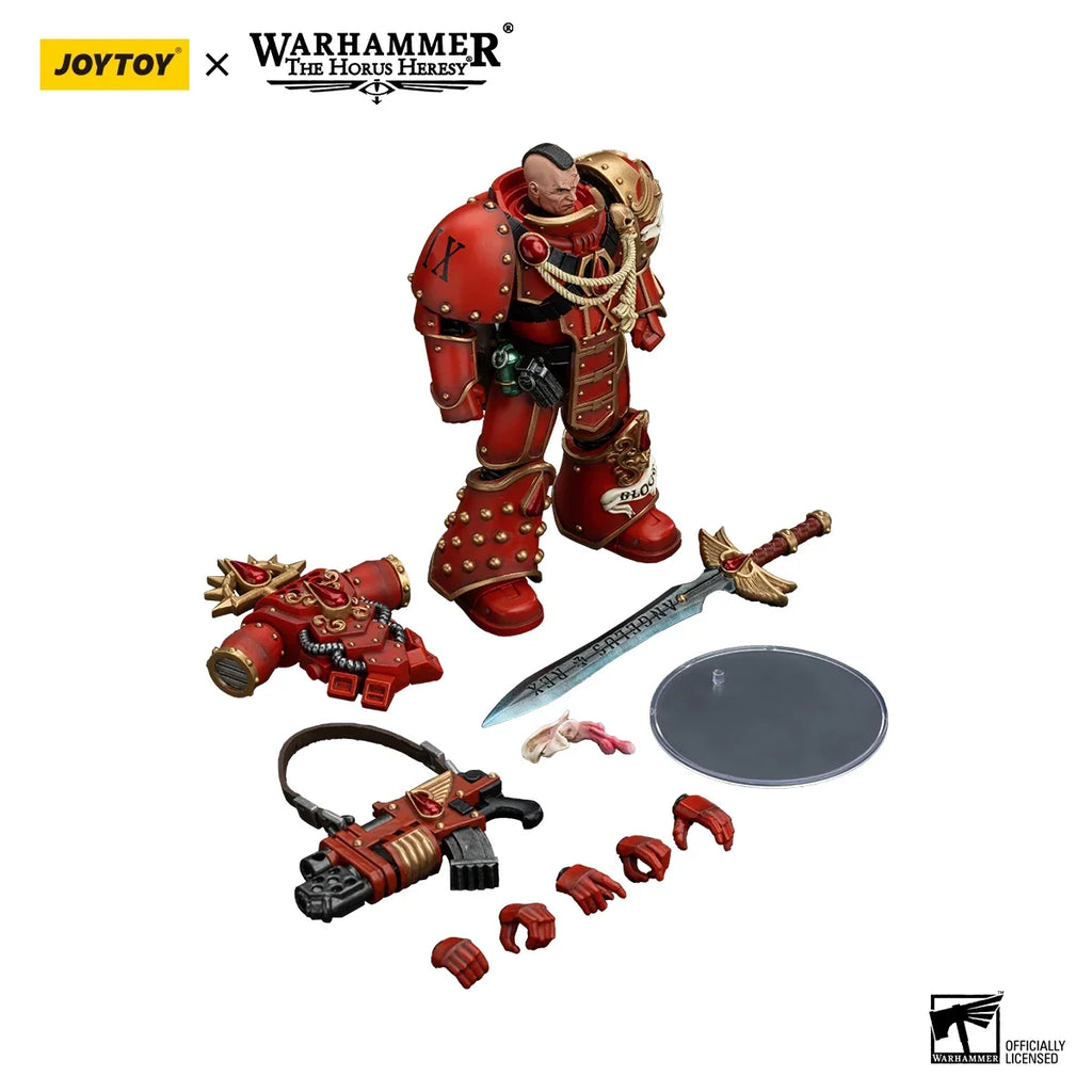 【In Stock】JOYTOY Warhammer 40K 1/18 Action Figure Blood Angels Raldoron First Captain of The Blood Angels Toys