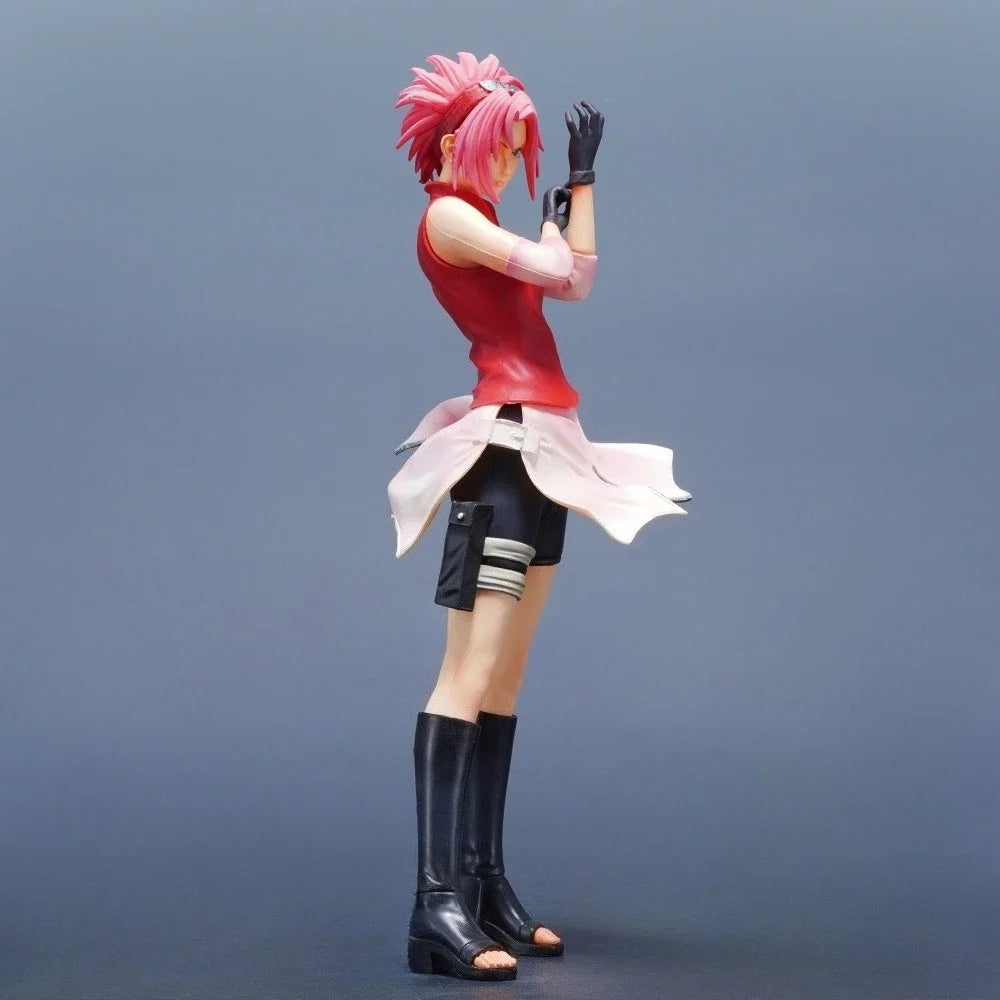 27.5cm/10.83in Anime NARUTO Figure Haruno Sakura Action Figures Pvc Statue Desktop Ornamen Collection Model Toys Gifts