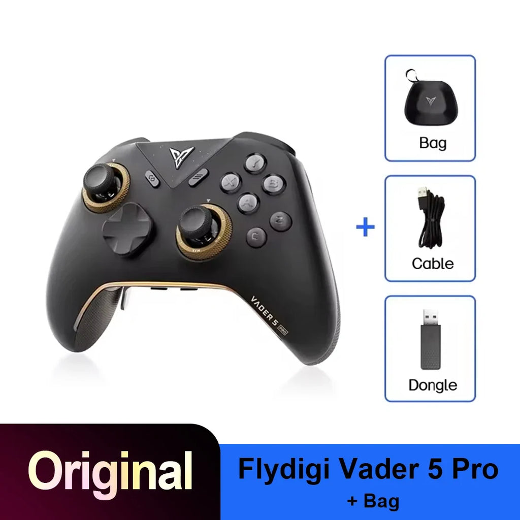 New Flydigi Vader 5 Pro Wireless Gaming Controller 8 Additional Buttons FORCESWITCH™ Triggers Gamepad for Switch PC iOS Android
