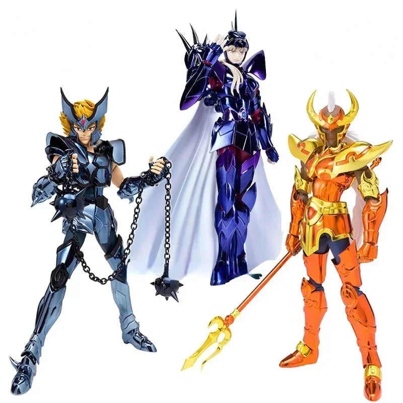 Bandai in stock Saint Seiya Anime Character Saint Cloth Myth EX Krishna Dante Siegfried Action Figure Toy Children's Gift