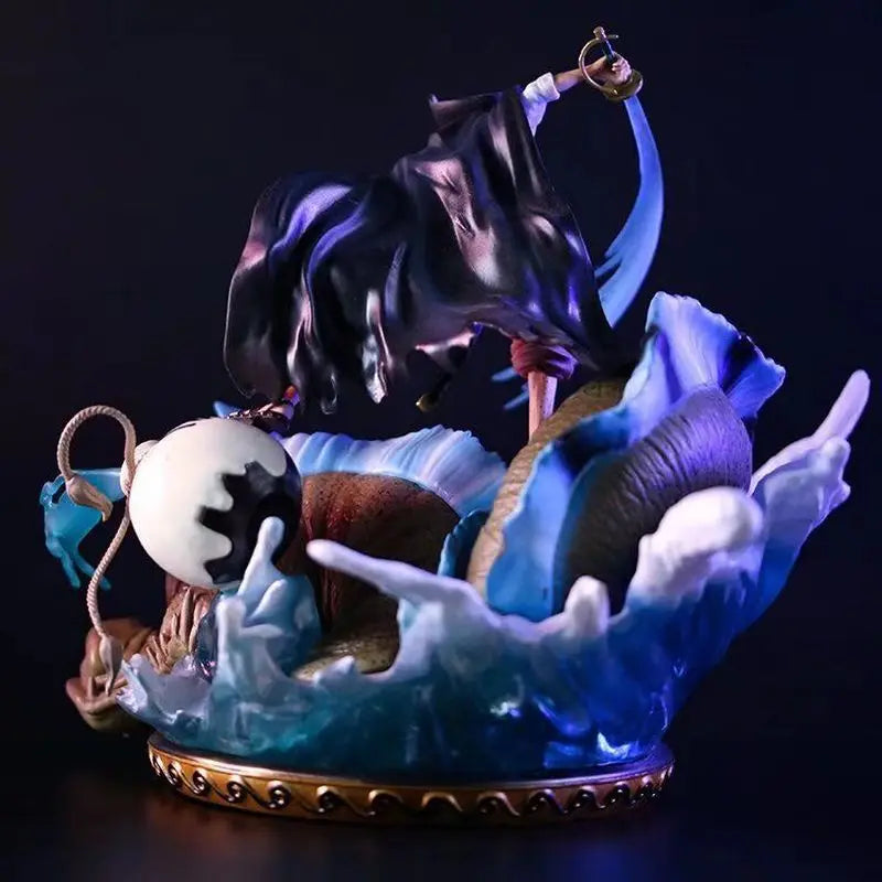 28cm One Piece Shanks Combat Standing Position Anime Figure Model Statue Boys Collection Desktop Decoration Ornament Toys Gifts