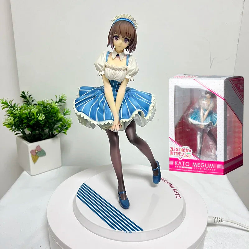 22cm Megumi Kato Racing Sexy Anime Figure Saekano How to Raise a Boring Girlfriend Fine Action Figure Megumi Kato Figurine Toys
