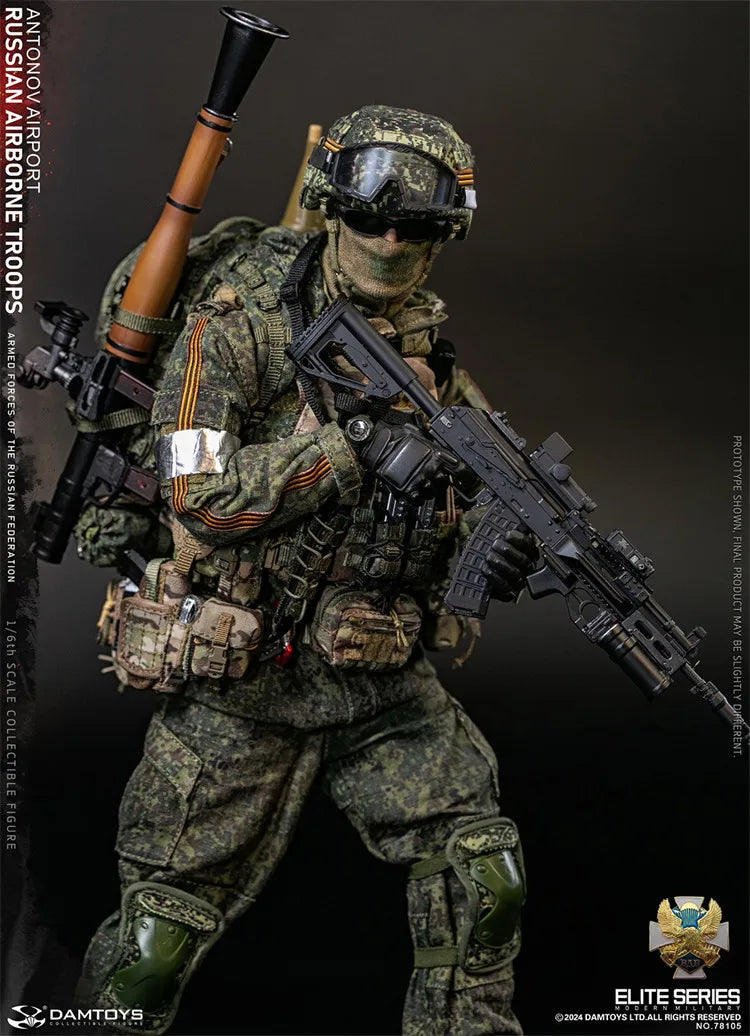 In Stock DAMTOYS 1/6 Russian Federation VDV Airborne Force Rifleman 78105 Action Figure Collection Gift