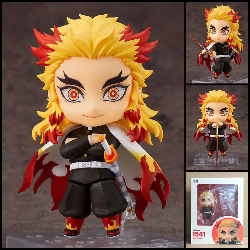 Anime Demon Slayer Series Tanjirou #1193 Nezuko #1334 Zenitsu #1361 Inosuke 1541# Kyoujurou Figures Doll Set Collection Gift