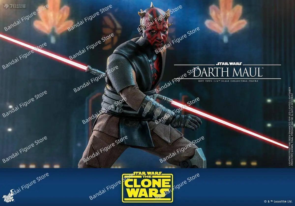 HotToys 1/6 Scale TMS024 Darth Maul Movable Cloth Action Figure Star Wars Classic Role Delicate 12" Full Set Soldier Model