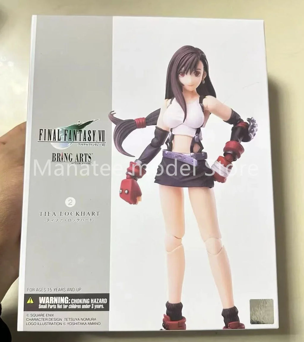 Square Enix Original Final Fantasy VII Bring Arts Tifa Lockhart PVC Action Figure Anime Model Toys Collection Doll Gift
