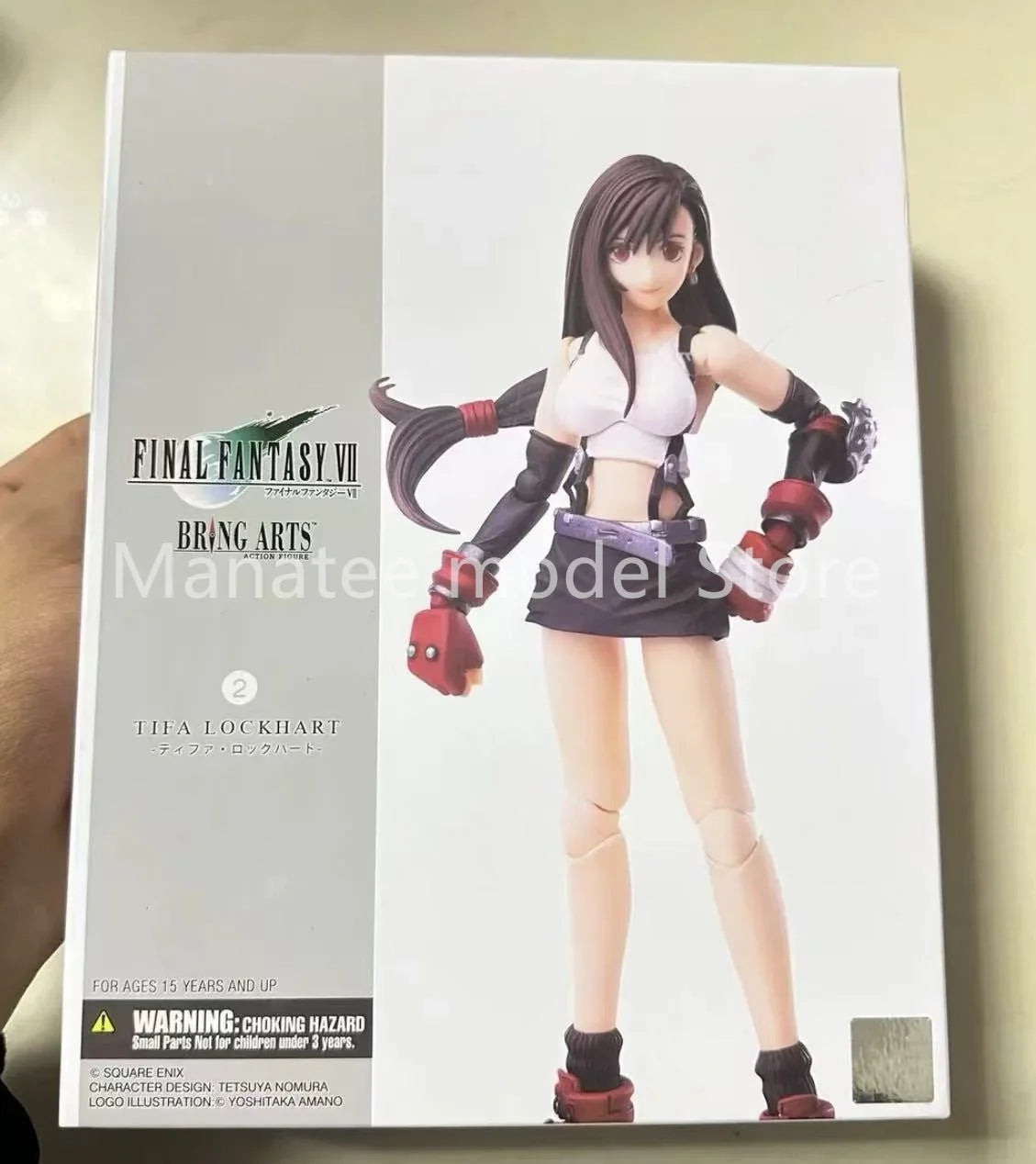 Square Enix Original Final Fantasy VII Bring Arts Tifa Lockhart PVC Action Figure Anime Model Toys Collection Doll Gift