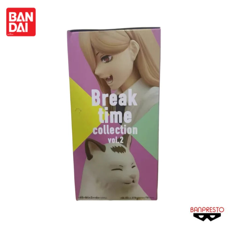 In Stock Bandai Original Banpresto Break Time Collection Vol 2 Chainsaw Man Power Action Figure Model Doll Brand New Boxed