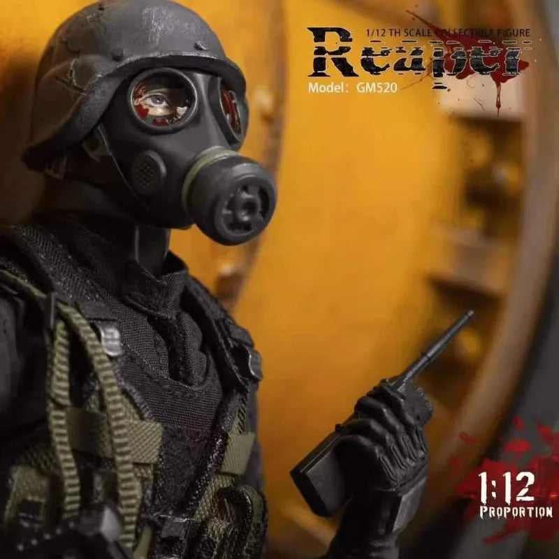 In Stock Gmtoys 1/12 Resident Evil 6-Inch Death Hunk Action Figure Collection Model Toys Anime Mode Ornament Model Birthday Gift