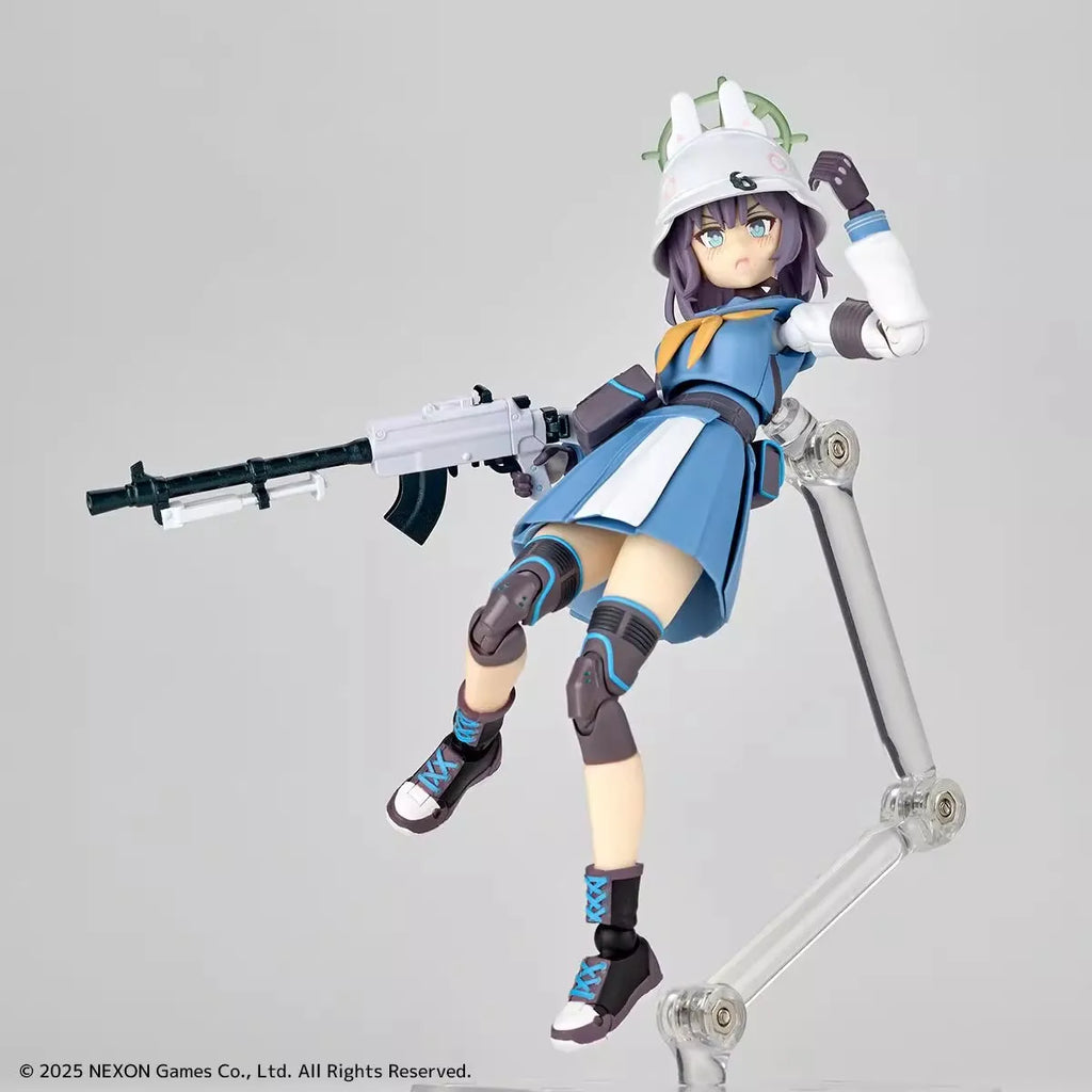 Original Kaiyodo REVOLTECH Amazing Yamaguchi Blue Archive The Animation Sorai Saki Action Figures Anime Model Toys Collection