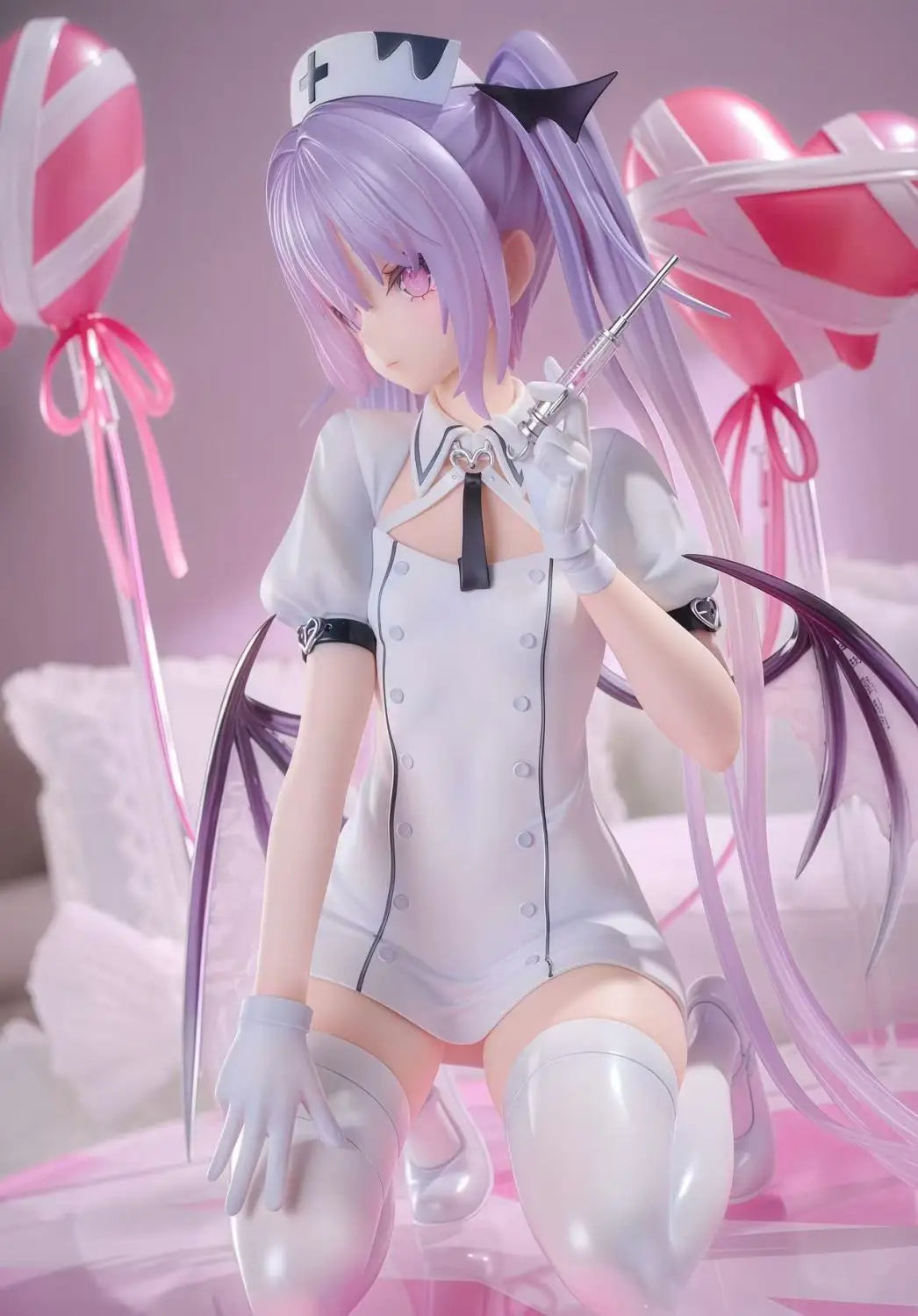 IN STOCK Nurse Uniform Eve Figure Beautiful Girl Game Anime Figures Models Statue Models Collection Ornament Doll Toy ﻿Kid Gift