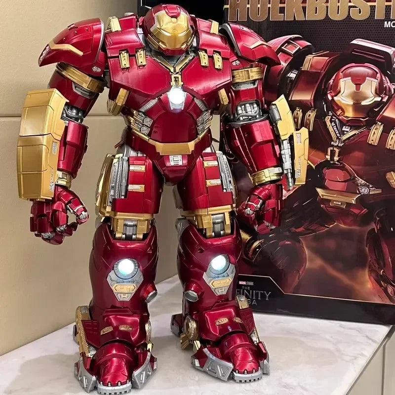 Genuine Fondjoy Iron Man Hulkbuster Anime Figure Mark Hulkooster Armor Mk44 Saga 1/7 Assembly Action Model Collection Toy Gift