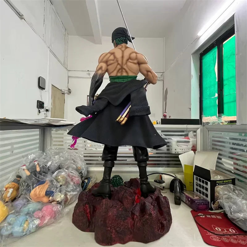 73cm Spot One Piece Gk Platform Club Super-Large Shoulder Knife Thrawn Double-Headed Carving Scene Statue Boxed Hand-Made Model