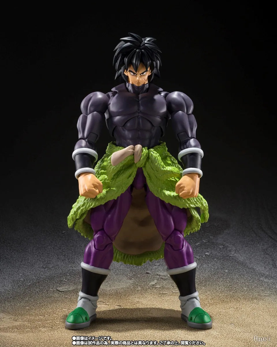 【Original】BANDAI SHF Dragon Ball Super Broly Supeh Hero Action Figures Model Toys