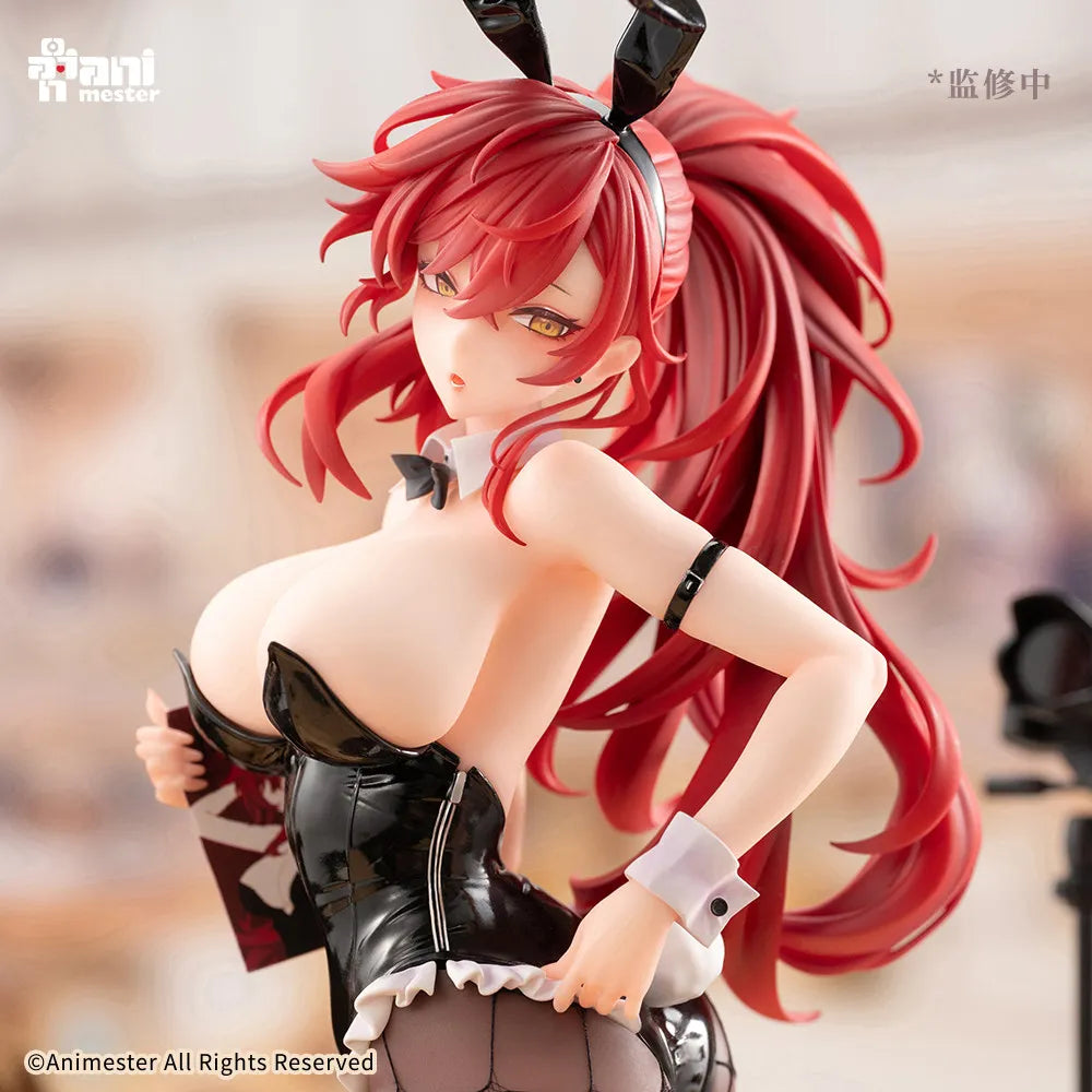 Animester Bunny Girl Akimi Anime Figure Collectible PVC Statue Desk Decoration Model Toy For Anime Fans Otaku Collection Display