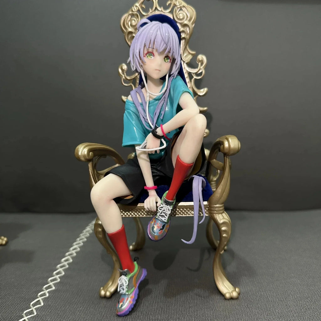 Vsinger Virtual Idol Luo Tianyi Figure Secret Realm Flower Court Collection Anime Periphery Figure Model Toys Doll Kids Gifts