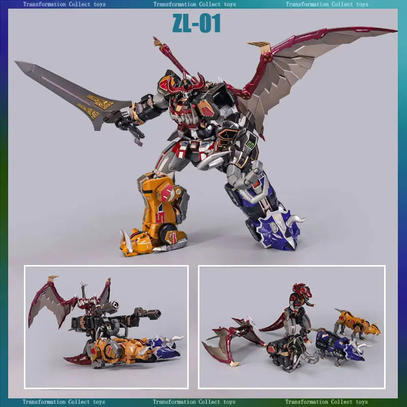 Transformation Blast Model Big Beast God Combination ZL-01 Beast Combination Alloy Edition Action Figures Collection Toy Gift