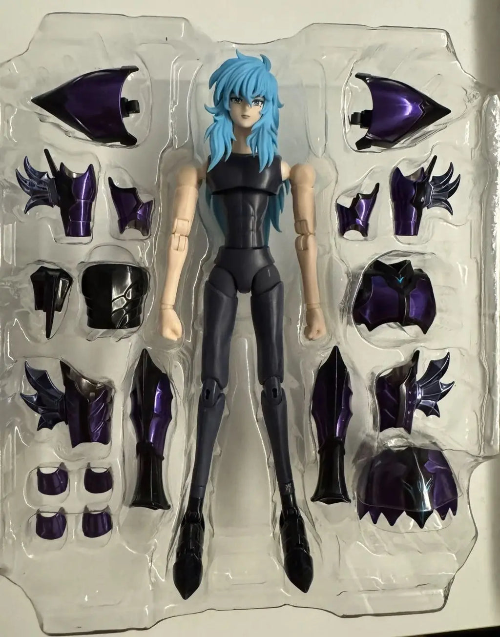 In Stock Bandai Sacred Clothing Myth EX Version The Underworld Fighter Pisces Abrody Collection Gifts Toys Model