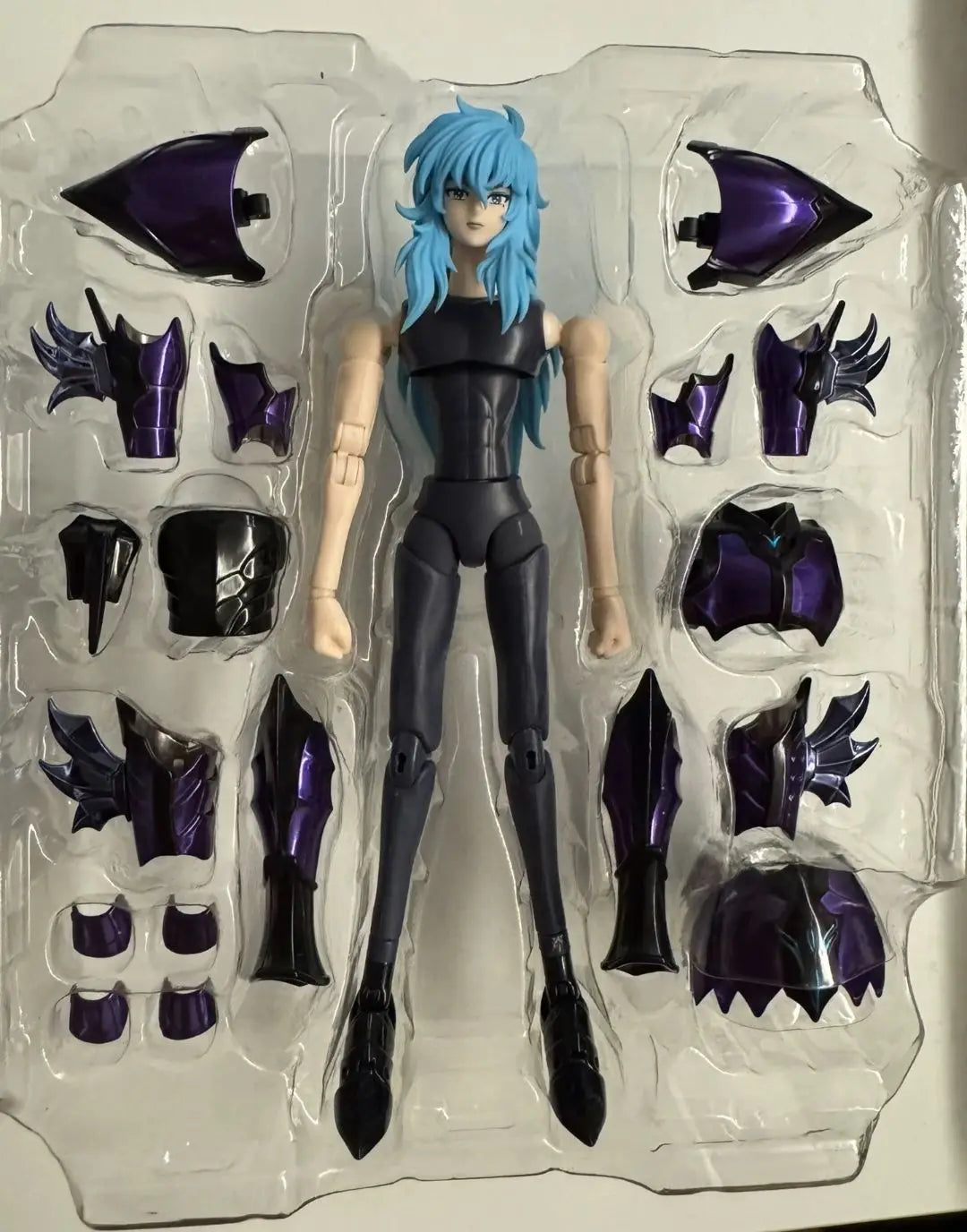 In Stock Bandai Sacred Clothing Myth EX Version The Underworld Fighter Pisces Abrody Collection Gifts Toys Model