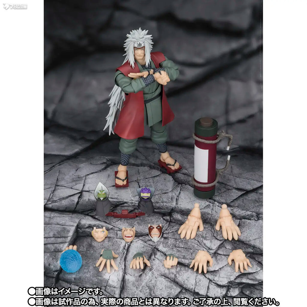 original bandai tamashii s.h.figuarts shf NARUTO Jiraiya action figures collection anime model toys figura gifts