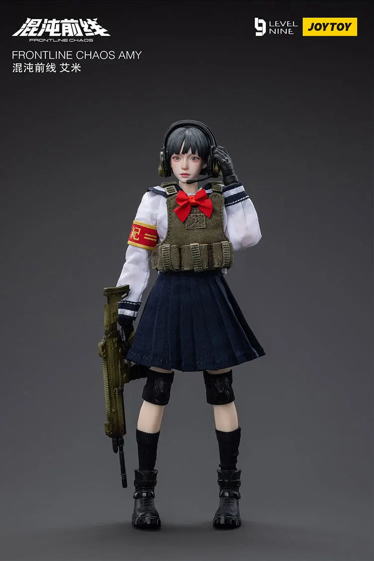 JOYTOY LEVEL NINE FRONTLINE CHAOS AMY Action Figures Original Model Doll Decoration Collection Gift Collect Toys