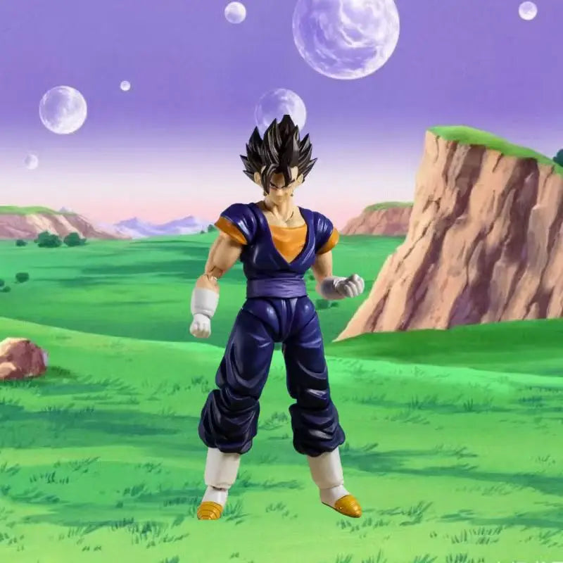 18cm Vegito Anime Fusion Warrior Articulated PVC Action Figure Statue Desktop Decoration Gift