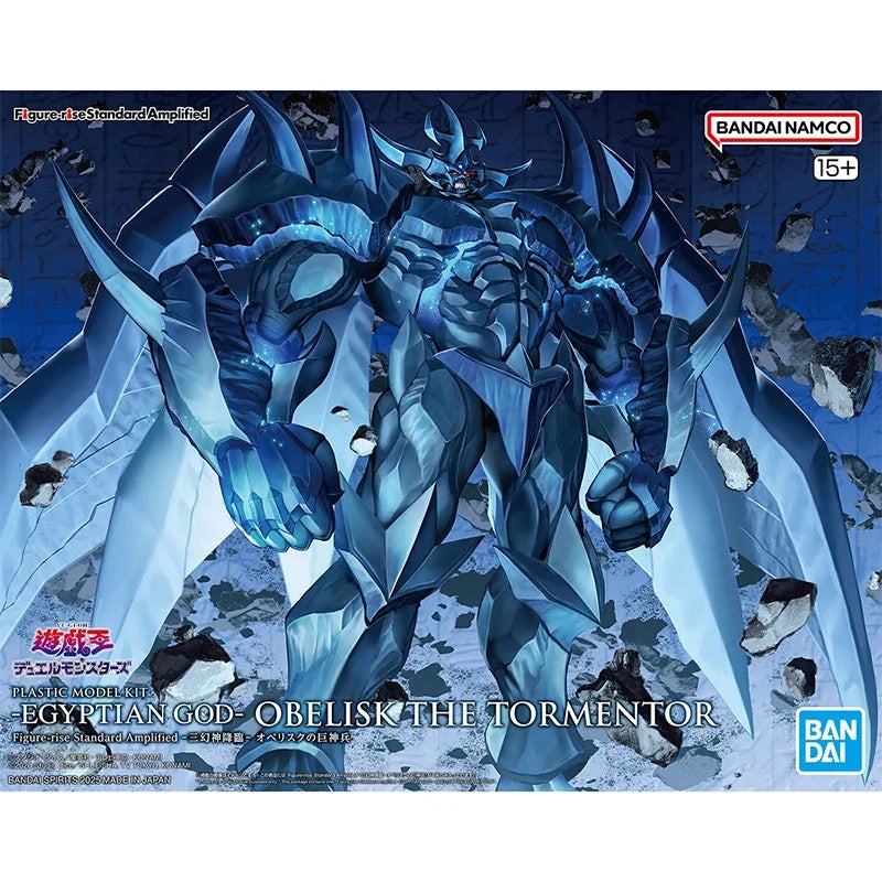 Bandai Genuine FRS Yu-Gi-Oh! Official Card Game -EGYPTIAN GOD- OBELISK THE TORMENTOR Anime Action Figure Assembly Model Toy Gift