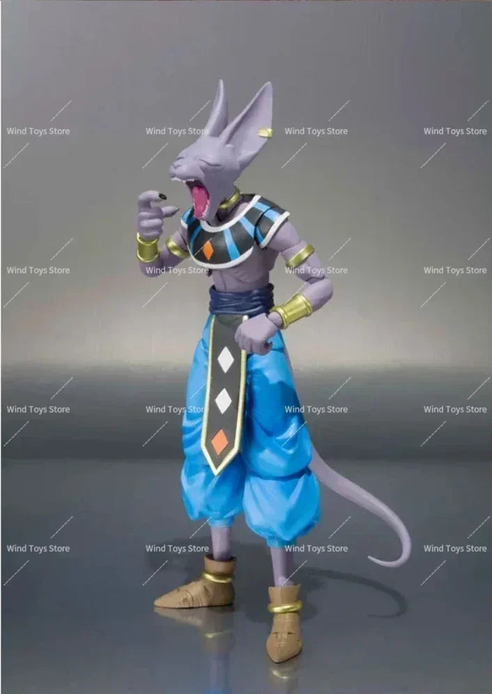 100% Original Bandai SH Figuarts SHF Beerus Dragon Ball Super Anime Action Collection Figures Model Toys Figura in Stock