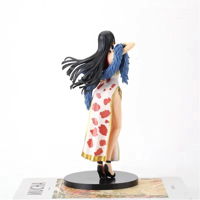 22cm One Piece Anime Figurine Cheongsam Boa Hancock Action Figure PVC Model Toy Doll Collection Cartoon Children Gift