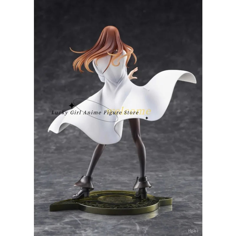 In Stock Original STEINS GATE Chris Makise White Style 1/7 Popular Games Model Figure Ornaments Toys Dolls Gifts for Boys