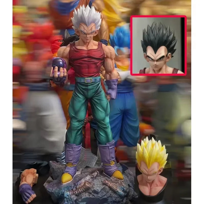 【IN STOCK】 JG studio 31cm Dragon Ball GT Baby&Vegeta Figure Super Saiyan anime Figures PVC Statue 2 heads Model Toys Gifts