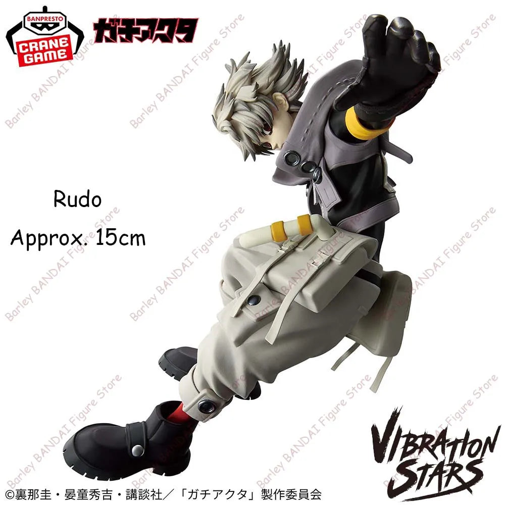 Original In Stock BANPRESTO Gachiakuta VIBRATION STARS Zanka Nijiku Rudo Anime Action Figures Model Toys Holiday Gifts For Kids